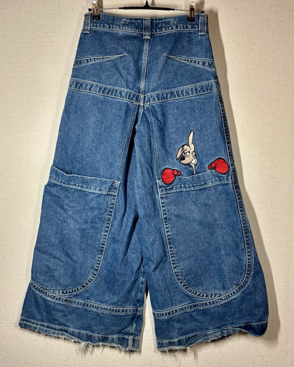 VTG 90s JNCO Kangaroo Collectors Edition Jeans 28x30 34” Wide Leg Y2k Rave Baggy